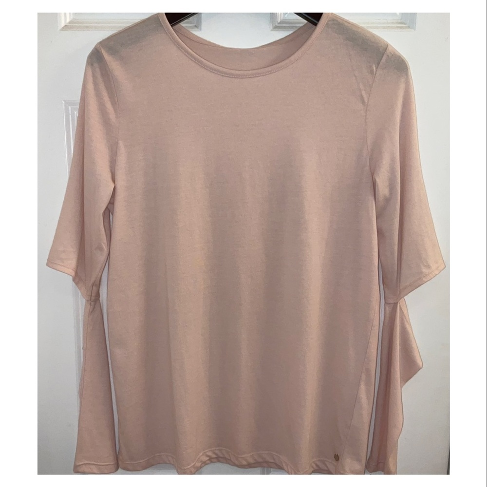 Fabletics Alexa Long Sleeve T-Shirt - NWT - Medium - Pink - Elbow Cutouts